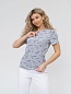 Женская футболка 1424-1 / Серый